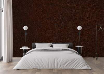 Brown leather texture Wall mural