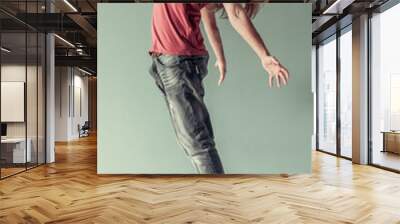 Stylish young man Wall mural