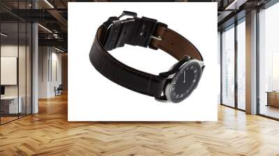 Smart Watch with Leather Band for Modern Professionals Wall mural