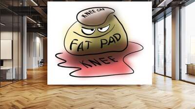 Fat pad in the knee Wall mural