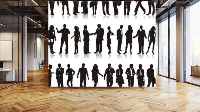 business people Wall mural