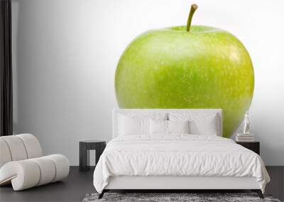 photo of green apple isolated on white background  Wall mural