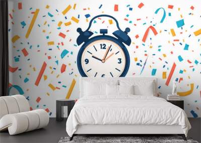 Alarm clock Wall mural