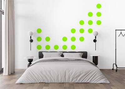 Check Mark logo. Dot Symbol. Icon Vector Illustration. Eps 10. Wall mural