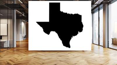 texas map Wall mural