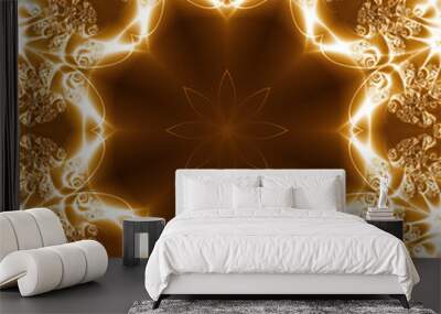 abstract light gem, fractal02r2 Wall mural