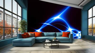 Dance Of Lights over the Sea.  Wall mural