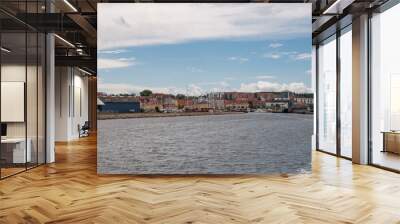 harbor of Holbaek city in Denmark Wall mural