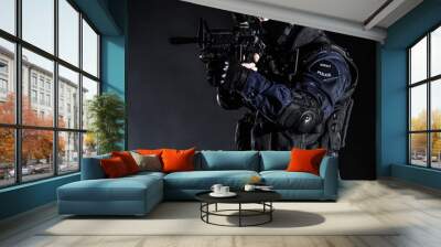 SWAT officer Wall mural