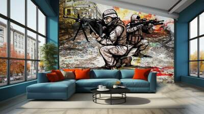 United States Marines Wall mural