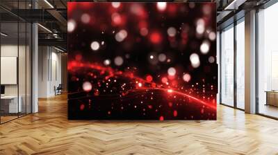 abstract background with bokeh Wall mural