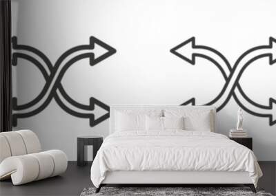 Versatile vector icon Wall mural