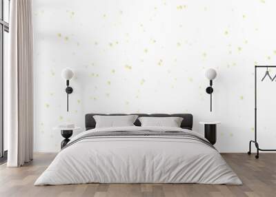 Abstract doted Golden glitter background. Luxury sparkling confetti. Celebration falling doted  gold glitter.
 Wall mural