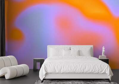 Grainy gradient bright holographic background, abstract soft textures Wall mural