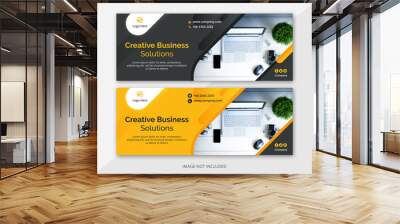 corporate business facebook cover banner Wall mural