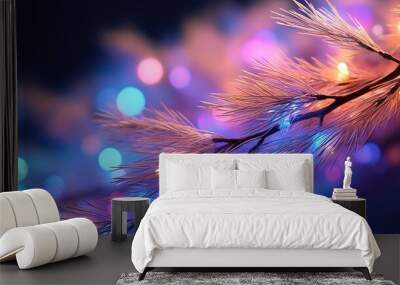 abstract christmas background Wall mural