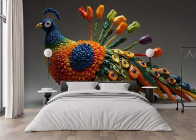 beautiful vegetable design and style  Wall mural