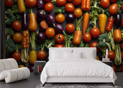 beautiful vegetable with nice style  Wall mural