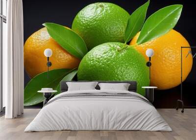 green skin oranges UHD Wallpaper Wall mural