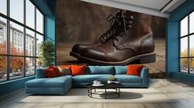 man shoes with new style and design  Wall mural