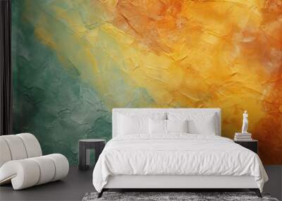 yellow green background Wall mural