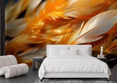 Paper is gold smooth texture style UHD wallpaper Wall mural