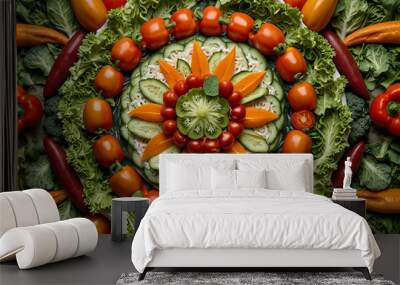 vegetable with new style and design  Wall mural