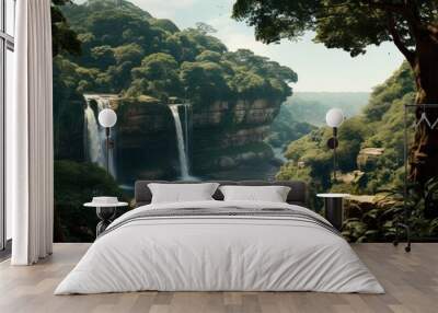 Water Dam Desert Wall mural