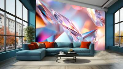 Colorful Crystal Reflections Wall mural