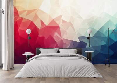 Colorful Geometric Background Wall mural