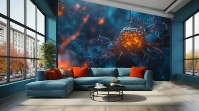 Microscopic Cell Structure Wall mural