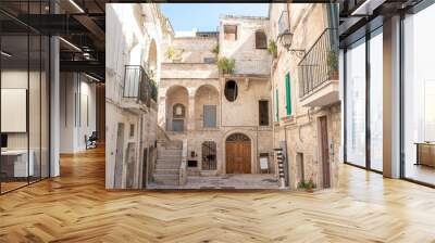 historic center of Polignano a mare, a Puglia's village.. It is a very beautiful destination for summer's holiday Wall mural