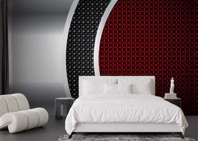 Abstract metallic background Wall mural