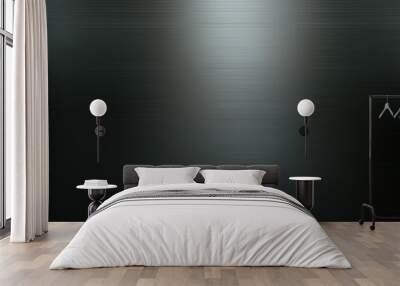 black metal background. Luxury, elegant abstract background. Wall mural