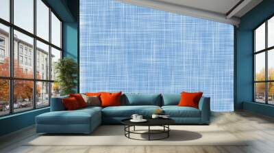 Flax blue background Wall mural