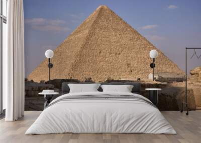 Closeup of Gizza Pyramids Wall mural