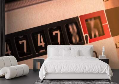 electric meter Wall mural