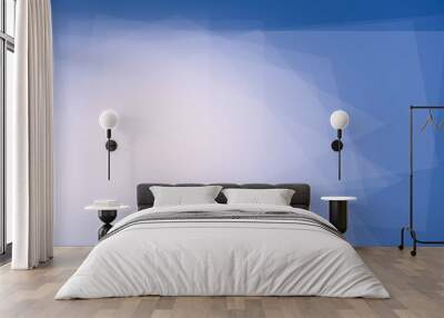 Light blue abstract background with white spot Wall mural