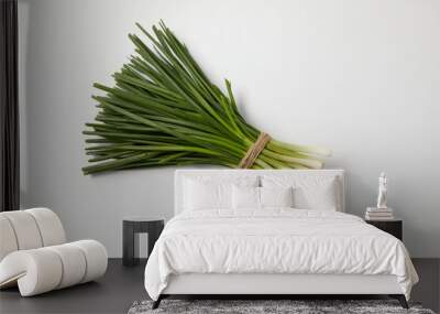 fresh organic green onion food Wall mural