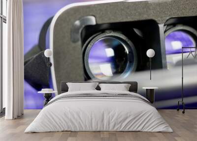 Virtual reality glasses lens detail  Wall mural