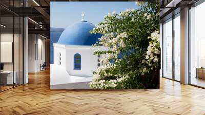 759 - Church in Santorini Wall mural