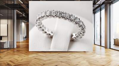 Anello con diamanti Wall mural