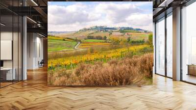 Hills of Tuscany Wall mural