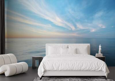 Beautiful seascape reflection. Wall mural