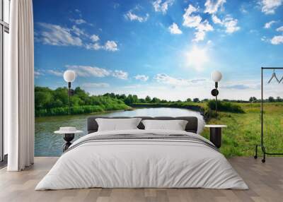 summer river Wall mural