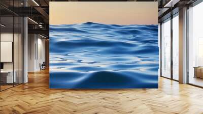 Wave on sunset Wall mural