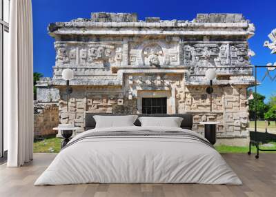 Casa de Las Monjas, Chichen Itza Mayan Temple, Yucatan Provence, Mexico Wall mural