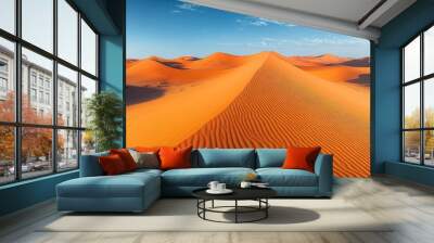 Arid Landscape of the Sahara Desert Wall mural