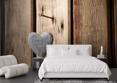 Hearts. Wall mural