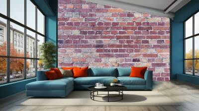 Old brick wall in a background image. Wall mural